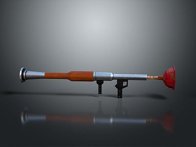 Rocket rocket launcher to air weapon to air missile shoulder missile shoulder rocket 3d model