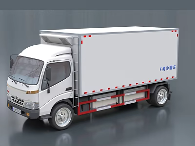 Industrial Refrigerated Truck Equipment For Efficient Cold Chain Transportation 3d model