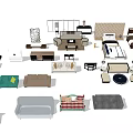 Diverse Collection of Furniture and Home Decor Items Including Chairs Tables and Cabinets