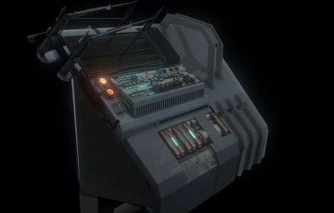 Controller console 3d model