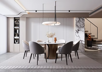 Modern Restaurant 3d model