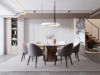 Modern Restaurant 3d model