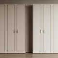 New Chinese Style Wardrobe Custom Wardrobe New Chinese Style Cabinet Door New Chinese Style Locker Storage Cabinet Wardrobe 3d model