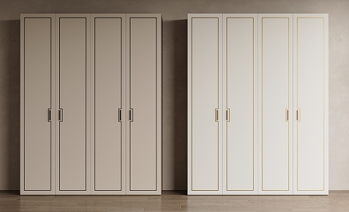 New Chinese Style Wardrobe Custom Wardrobe New Chinese Style Cabinet Door New Chinese Style Locker Storage Cabinet Wardrobe 3d model