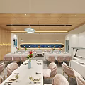 Modern Restaurant Interior With Wooden Walls Bar Counter Orange Bar Stools And Wine Racks