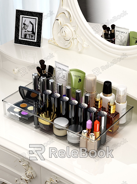 Daily necessities dressing table furnishings cosmetics combination brand cosmetics daily necessities storage dressing table furnishings model