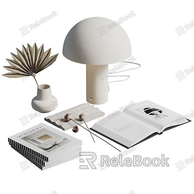 Modern Ornaments Combination Table Lamp Book Ornaments model