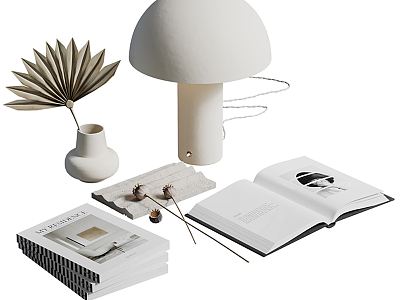 Modern Ornaments Combination Table Lamp Book Ornaments model