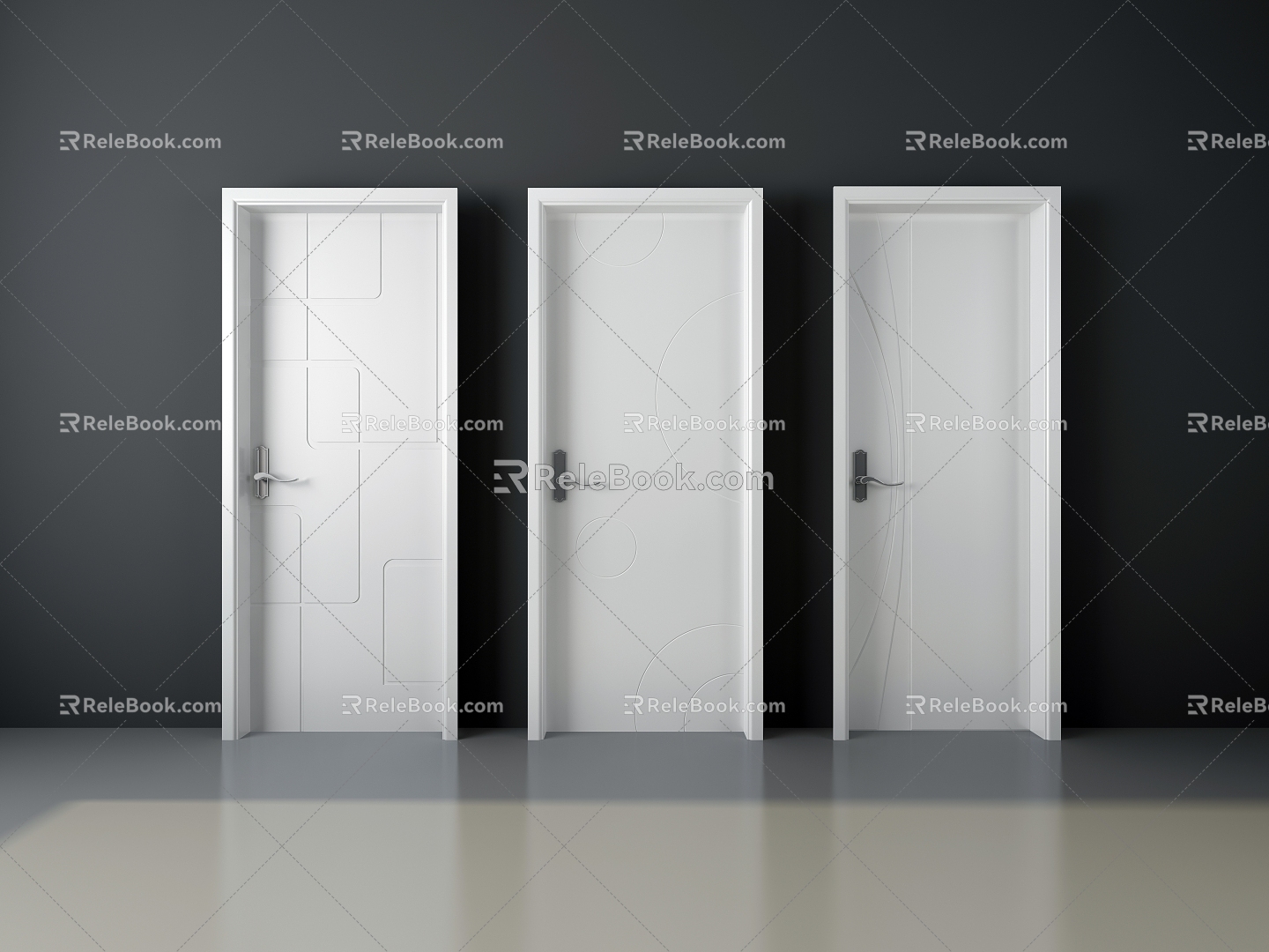 Modern Door 3d model