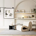 Modern single sofa 3d model