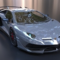 Lamborghini sports car Supercar 3d model