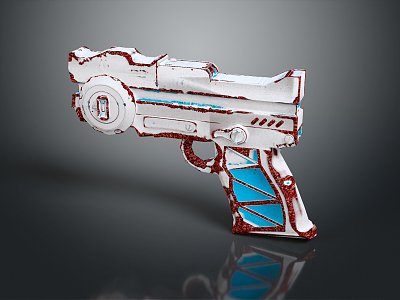 Modern Pistol Science Fiction Pistol Future Pistol Concept Pistol model