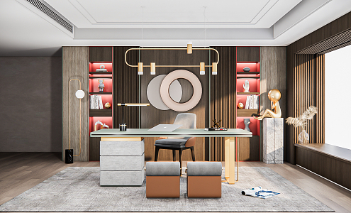 Light Luxury Study 3d model