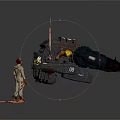 Modern Spaceship Spacecraft 3d model