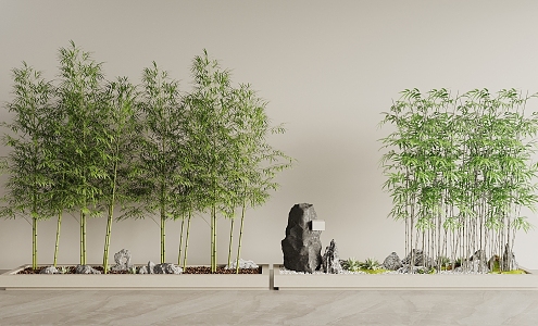 Bamboo forest 3d model