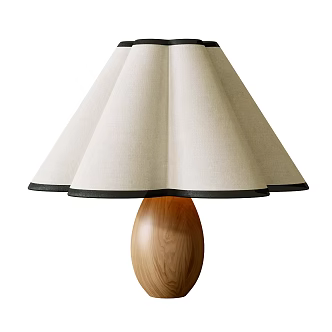 Modern Table Lamp Fabric Table Lamp Bedroom Table Lamp Flower Table Lamp 3d model