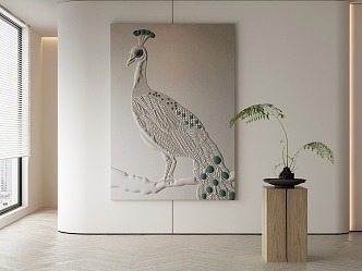 New Chinese Animal Painting Decorative Painting 3d model