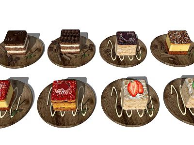 Modern Cake 3d model Modern Cake 3d model