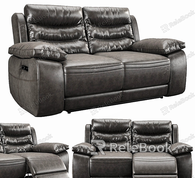 Casual Sofa Casual Sofa Double Sofa Living Room Sofa Home Furniture Leather Sofa Leather Leather model