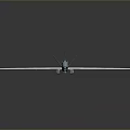 Gray Military Drone Model With Long Wingspan And Sleek Body Design