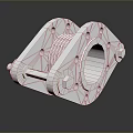 Hardware accessories mechanical parts mechanical parts components machine components auto parts 3d model