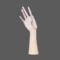 Human Hands And Arms With Open Palms Fingers Spread In Upward Position