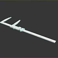 Caliper ruler measuring tools hardware tools processing tools furniture realism 3d model