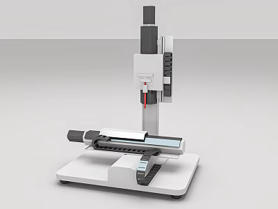 Industrial Precision Measuring Equipment With Stable Base And Digital Control Panel 3d model