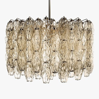 Venini faceted chandelier 3d model