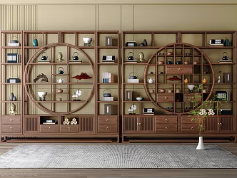 New Chinese Antique Rack 3d model