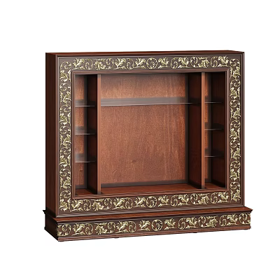 Retro TV background wall 3d model