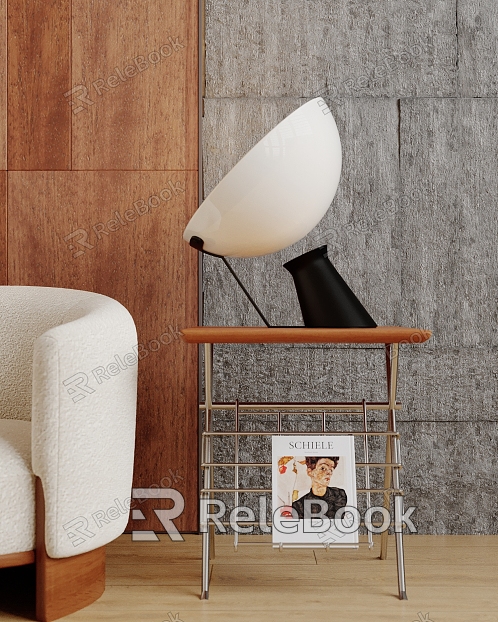 Table lamp table lamp side model