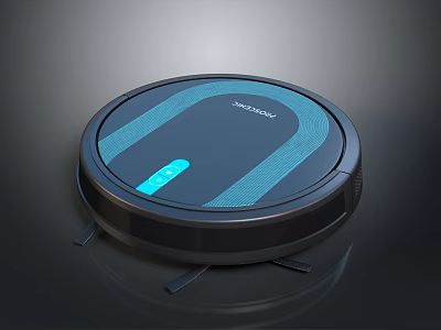 Smart Robotic Vacuum Cleaner With Automatic Cleaning And Intelligent Navigation For Home Floor Cleaning 3d model