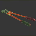 Pipe pliers vise bench vise wrench tool hardware tool processing tool furniture 3d model