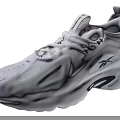 Reebok White And Light Gray Casual Sneakers With Chunky Sole And Brand Logo Design