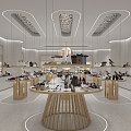 Modern Shoe Store Showroom 3d model