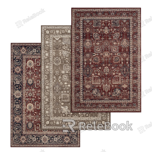 European Carpet Combination Square Carpet Simple Carpet model