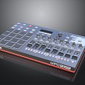 portable synthesizer synthesizer mixer reverberator tuner mixer mixing equipment 3d model