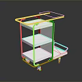 Iron frame large iron frame iron frame house factory industrial iron frame iron ladder rigid ladder work frame rigid scaffold 3d model