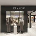 Modern Clothing Store With Mannequins And Fashion Clothing Displays In Bright Window