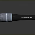 Sennheiser e835 Professional Dynamic Microphone With Blue Accent Ring Black Handle For Audio Recording