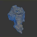 Natural Brown Rock Sculpture With Rough Textured Surface And Artistic Shape