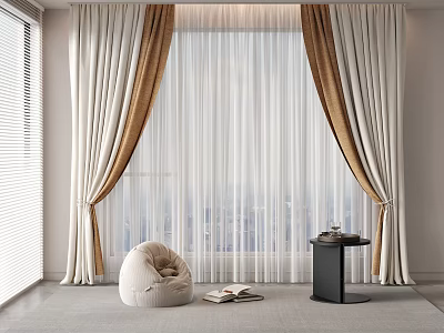 Curtains 3d model