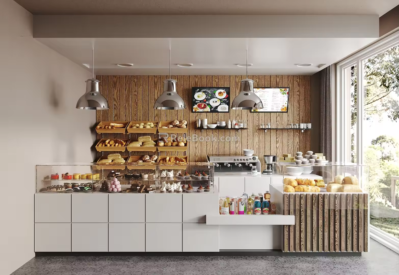 Modern Bakery 3d model