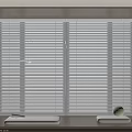 Adjustable Window Blinds For Light Control In Modern Home Interior 3d model