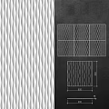 Decorative Wall Panels With 3D Wavy Texture And Grid Like Patterns For Modern Spaces