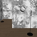 Modern Floor Lamp Fishing Lamp 3d model