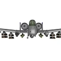 Twin Engine Fighter Jet With Missiles Under Wings And Greek Air Force Insignia