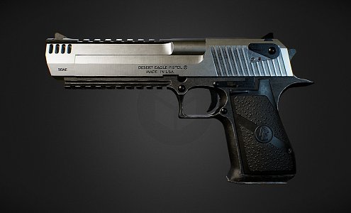 Desert Eagle Pistol 3d model