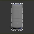 minibus minivan driverless bus school bus van box car 3d model